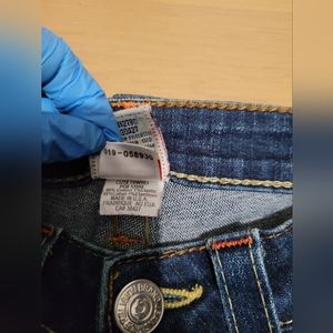 Authentic True Religion Flare Low Waist Blue Jeans Size 27